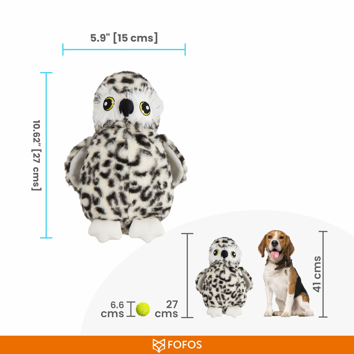 FOFOS Wildlife  Plush Owl
