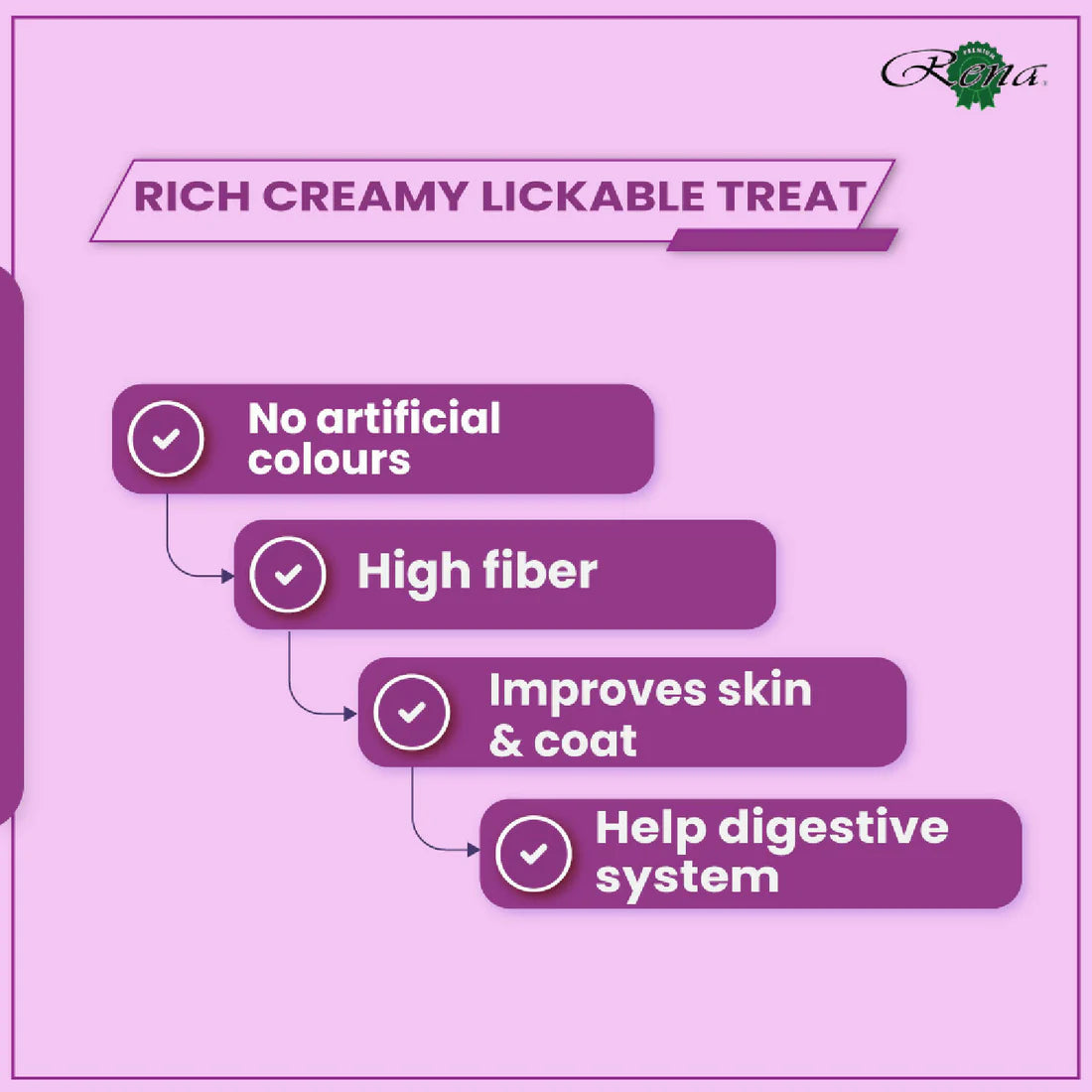 Rena's Kitty Licks Chicken with Liver Flavour Jar 15gm x 30 tubes