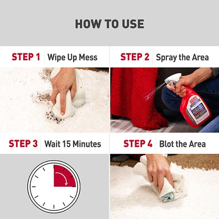 Nature's Miracle Advanced Platinum Stain & Odor Remover & Virus Disinfectant For Dog 946ml