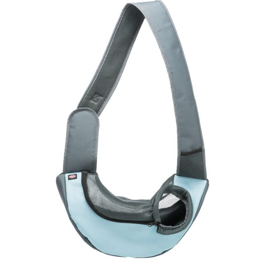 Trixie Front Carrier Sling Bag for Dogs & Cats | Size:50x25x18cm | Light Grey/Light Blue