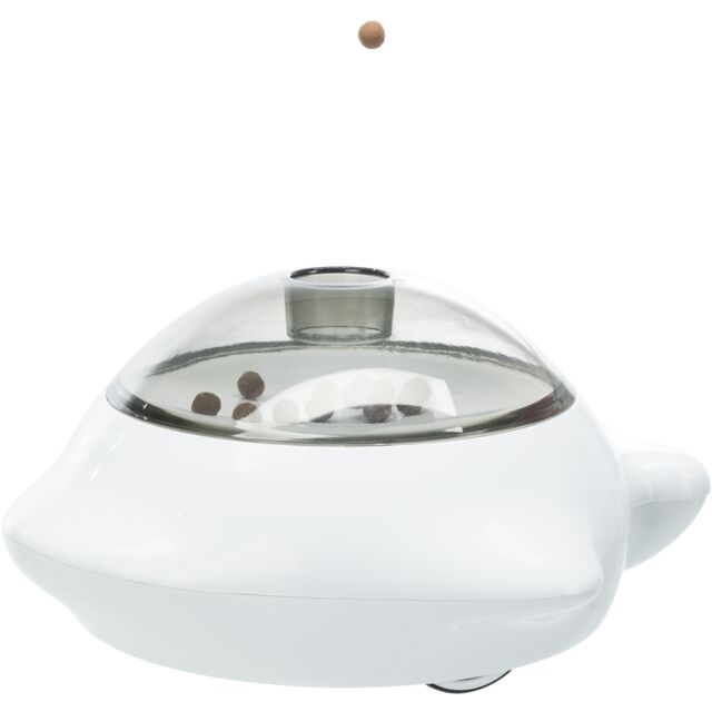 Trixie Snack Popper Dog Interactive Treat Dispenser Dog Treat Feeder White 21x12cm