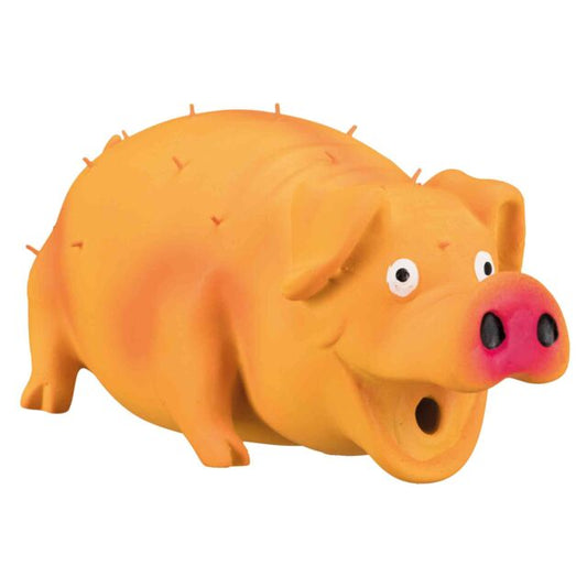 Trixie Bristle Pig Dog Toy 21cm Assorted