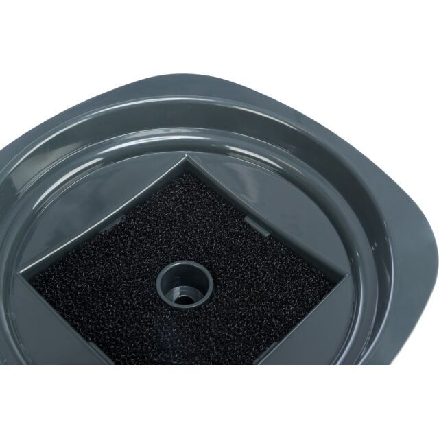 Trixie Drinking Fountain Flower White/Grey For Dog & Cats 2L 18.5x13x18.5cm