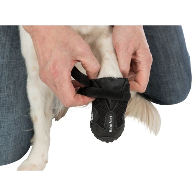 Trixie Walker Active Protective Boots For Dogs 2pcs Black
