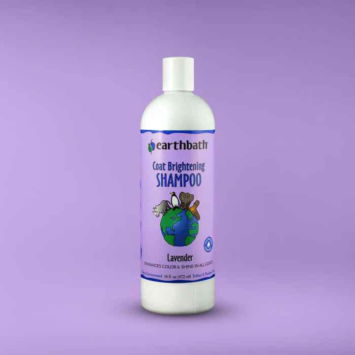 Earthbath Coat bright Shampoo Lavender Enhance Color and Shine in all Coat 472ml