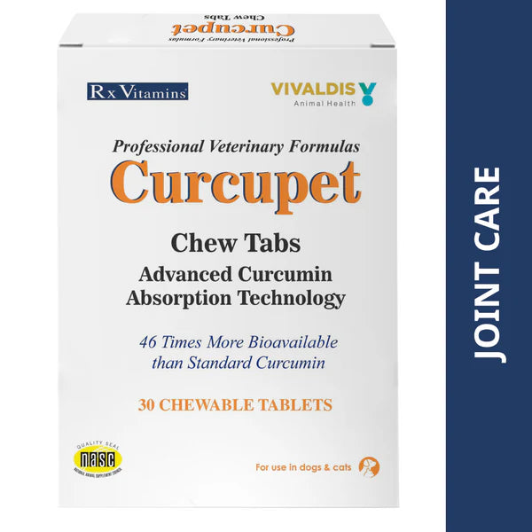 Vivaldis Curcupet (Curcumin) for Dogs & Cats 30 Tab