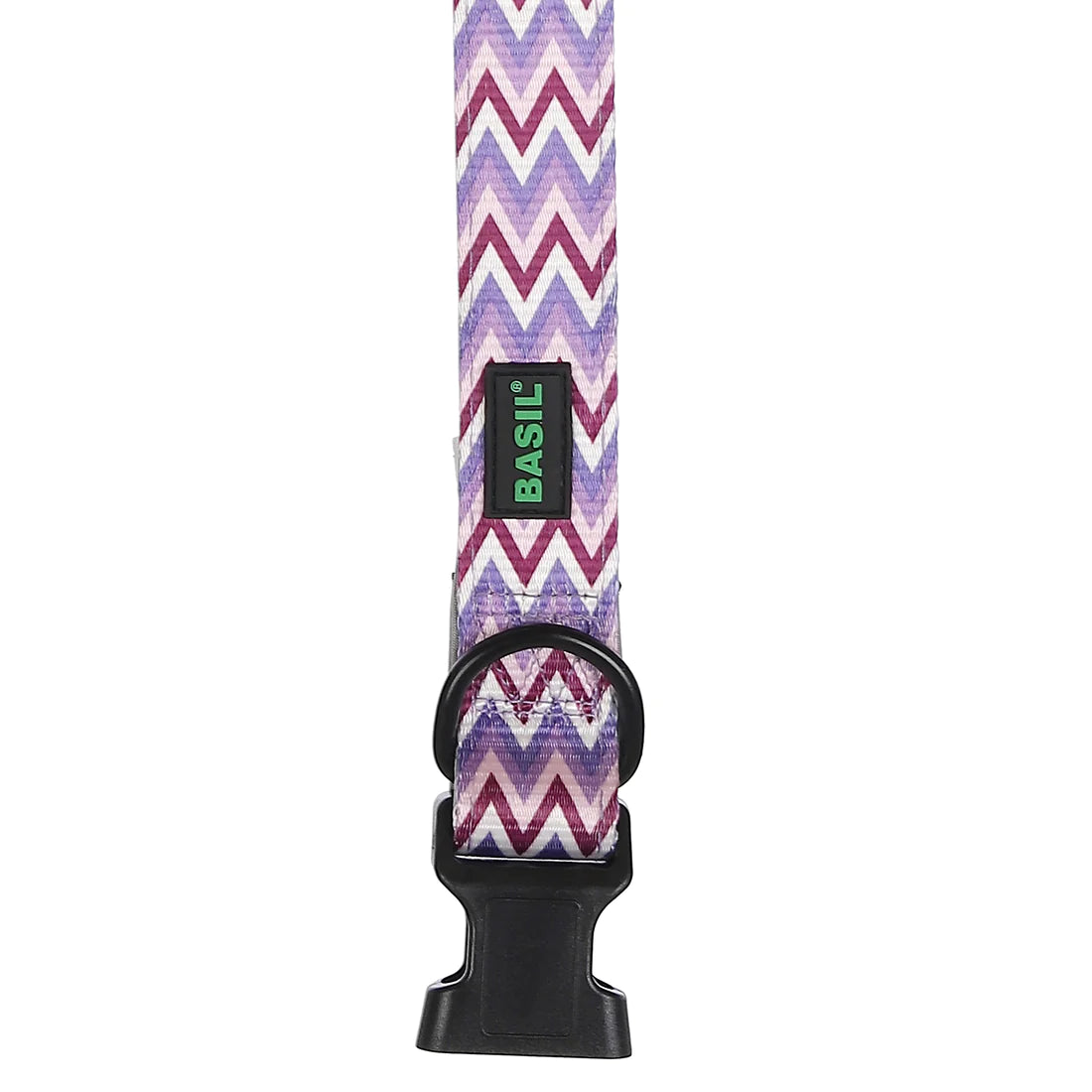 Basil Printed Purple Padded Collar