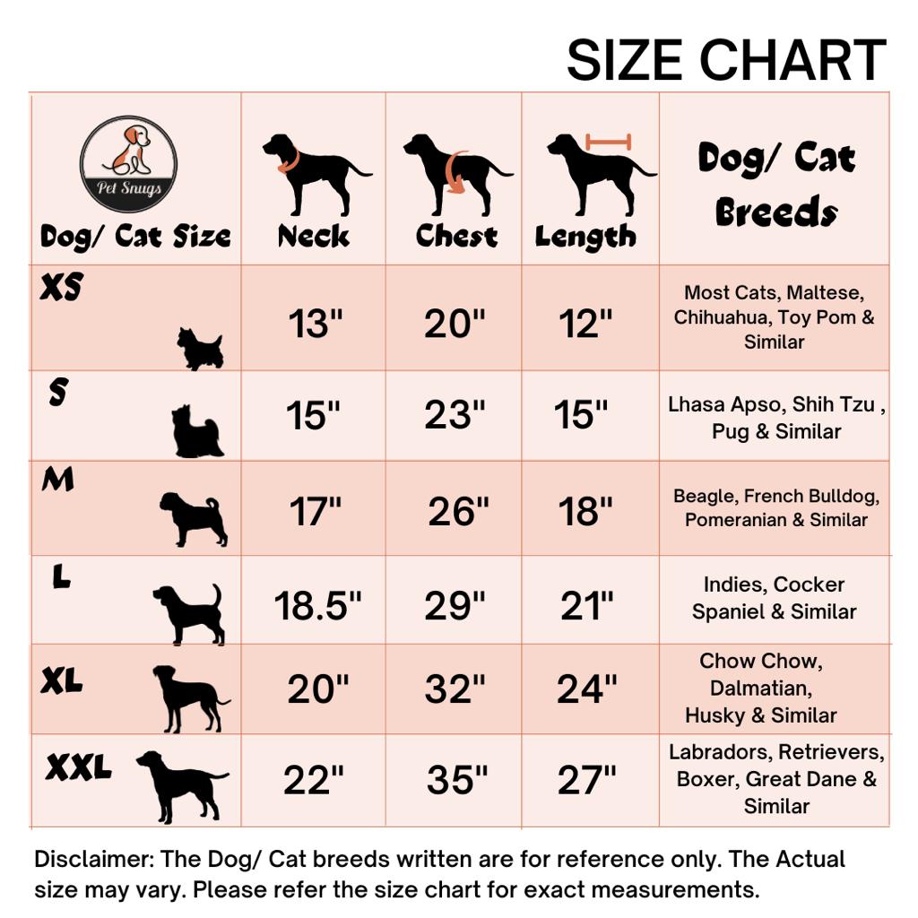 Pet Snugs Water-Resistant Top & Soft Cotton Lining Jacket For Your Furry Friend Rust Red