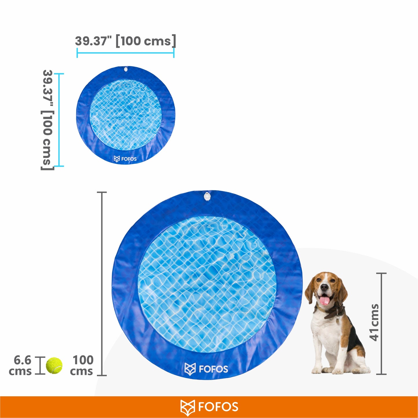 FOFOS Pet Sprinkler Pad Mat For Dogs