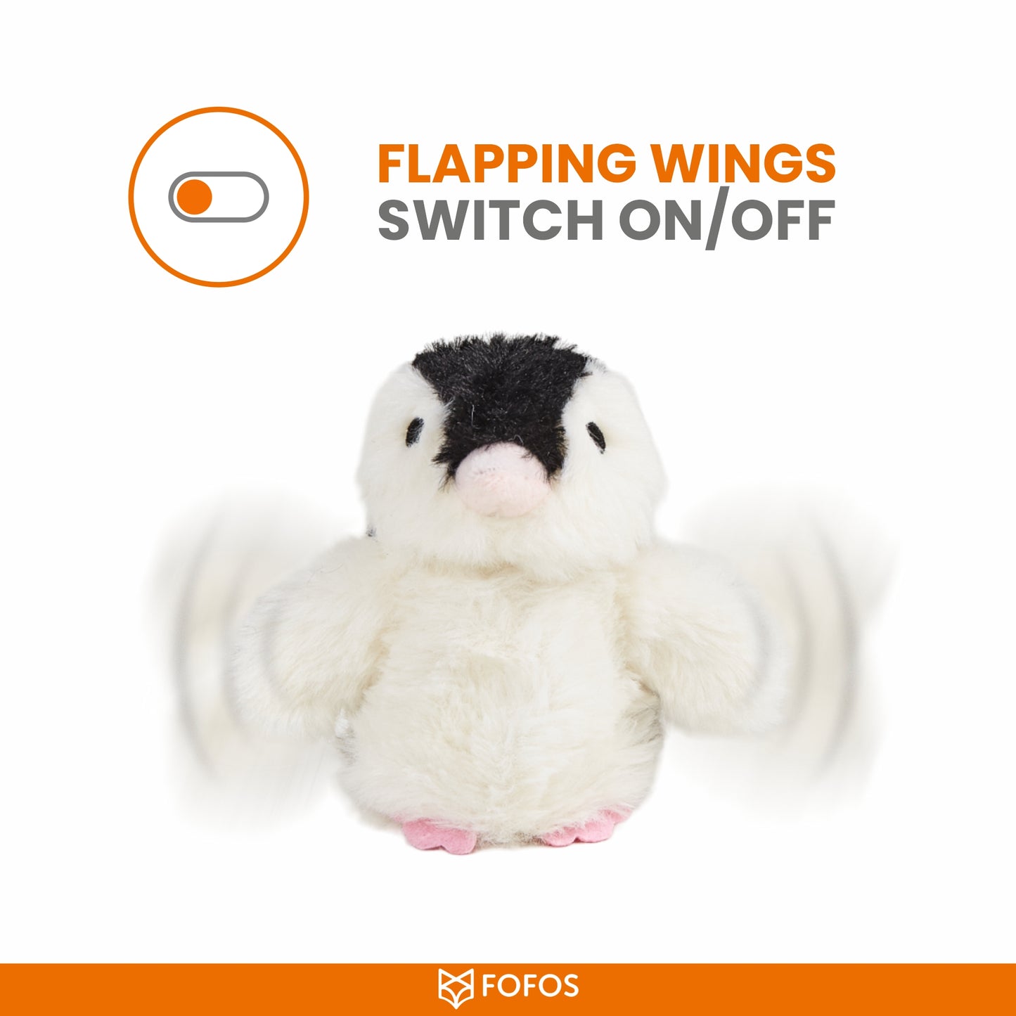 FOFOS Swinging Penguin Dog Toy 10.5x7x8cm