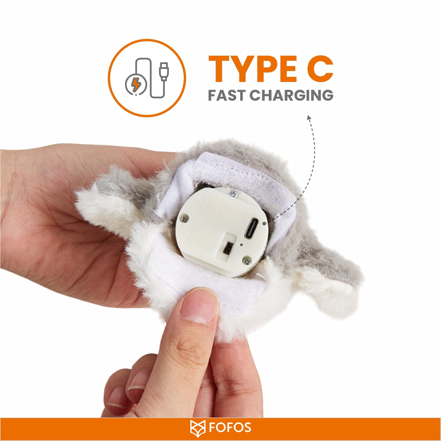 FOFOS Swinging Penguin Dog Toy 10.5x7x8cm