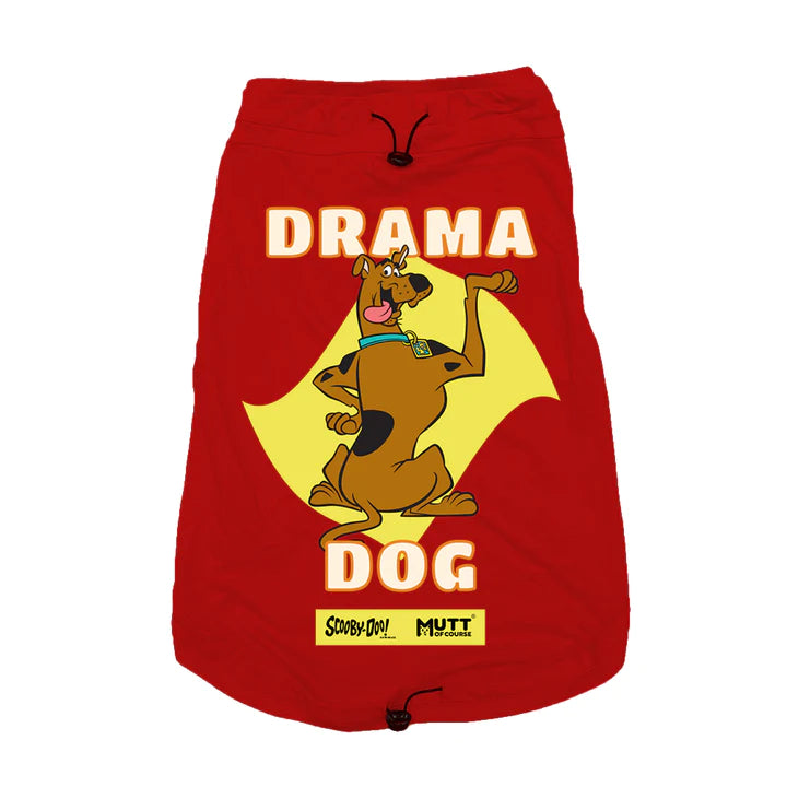 Mutt of Course Scooby Doo Drama T-Shirt For Dogs