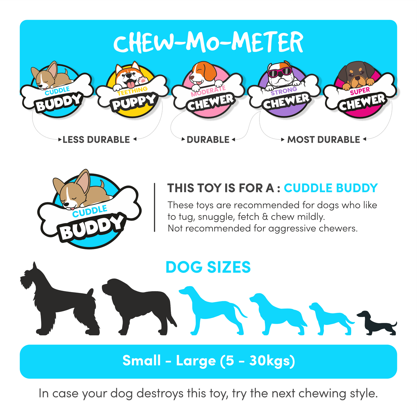 FOFOS Dog Toy Skinneez Fox 55 x 22 x 5 cm