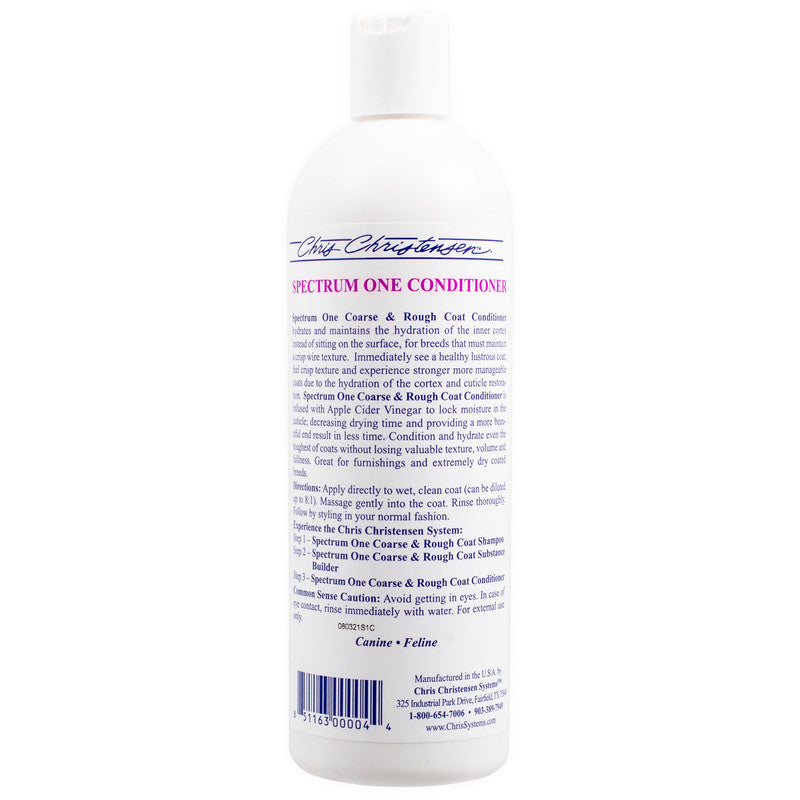 Chris Christensen Spectrum One Coarse and Rough Coat Conditioner