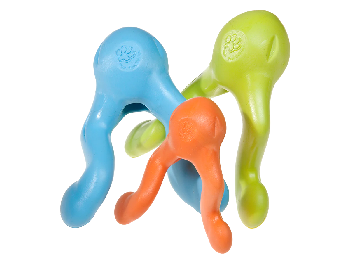 West Paw Zogoflex Tizzi Fetch Play Toy for Dogs - Granny Smith