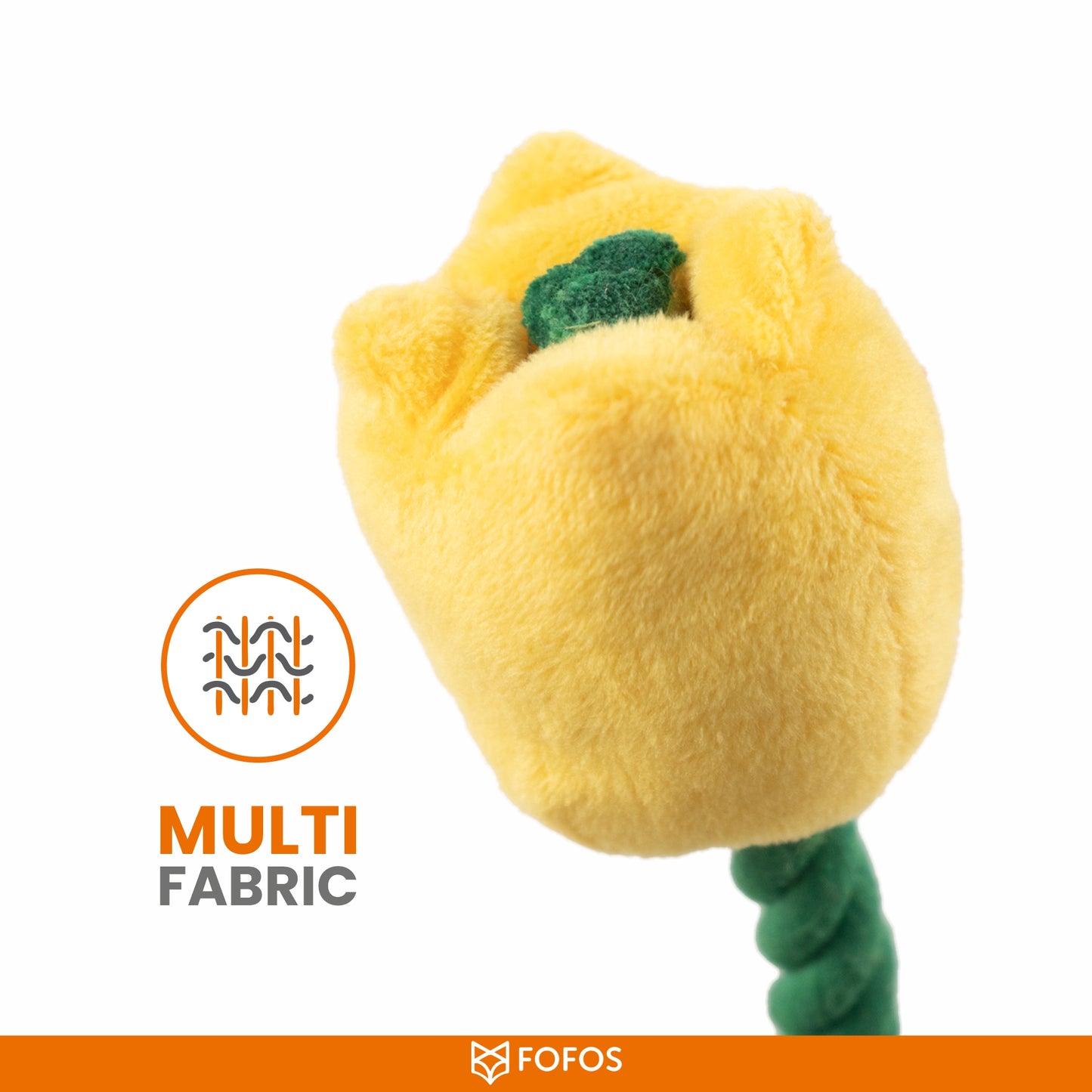 FOFOS Garden Tulip Dog Toy 13 x 10 x 29 cm