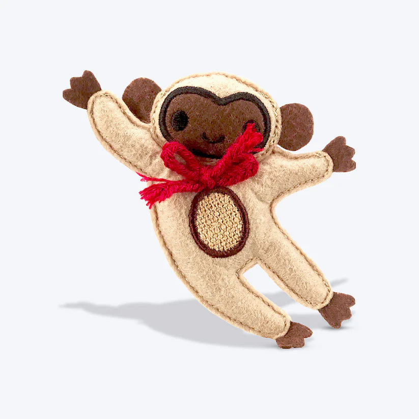 Trixie Monkey Fabric Catnip Cat Toy 12cm