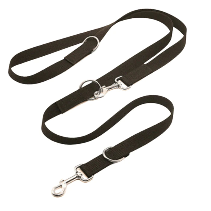 Trixie Classic Adjustable Leash Black L-XL 2.00m/25mm
