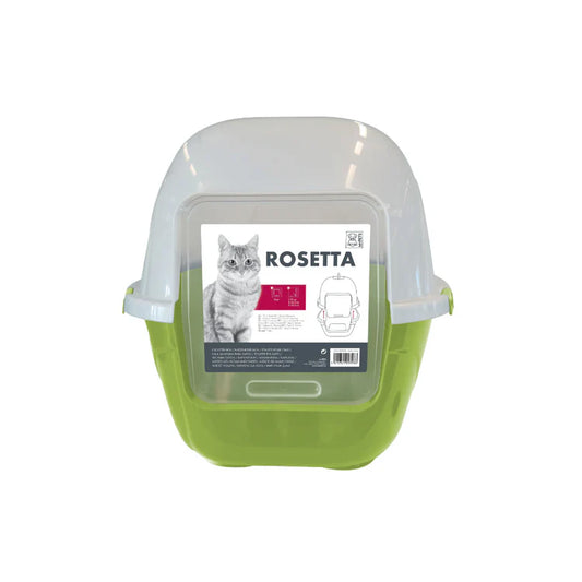 M-Pets Rosetta Cat Litter Box Green M 62 x 53 x 56 cm