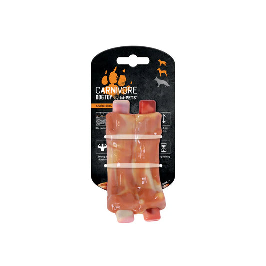 M-PETS Carnivore Spare Ribs Bacon Scent Dog Toy