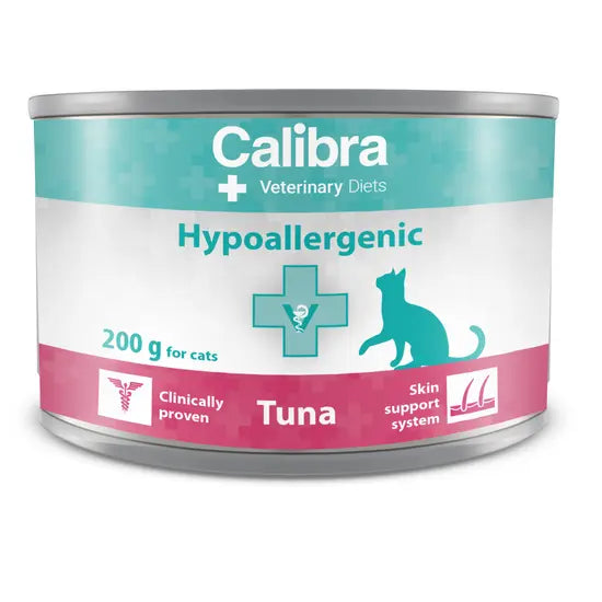 Calibra Veterinary Diets Hypoallergenic Tuna Wet Cat Food 200g