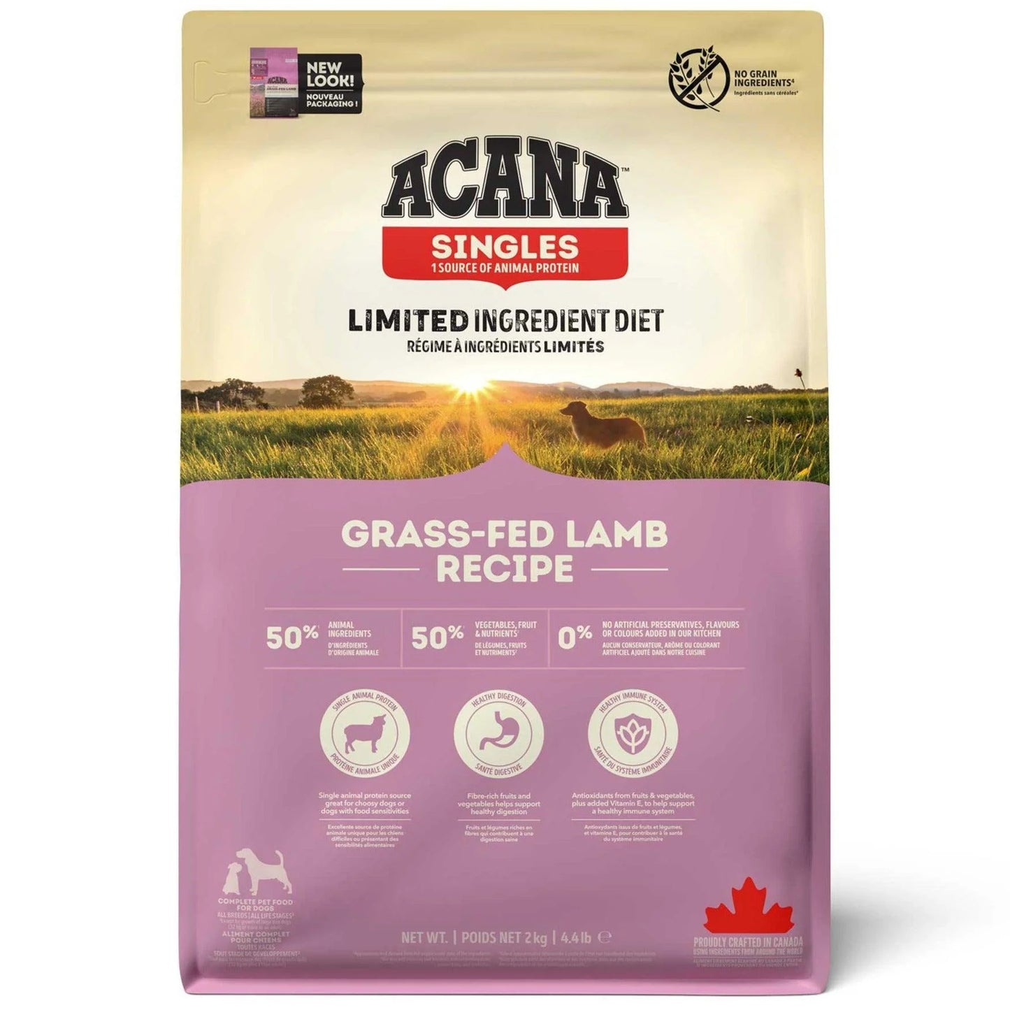 Acana Singles Grass-Fed Lamb Dry Dog Food - All Breeds & Ages