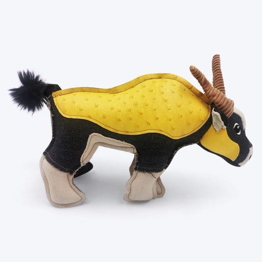 Nutra Pet The Bushy Antelope Squeaker & Plush Dog Toy