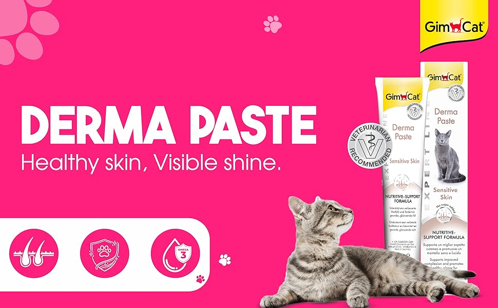 GimCat Expert Line Derma Paste for Sensitive Skin For Cats 50g