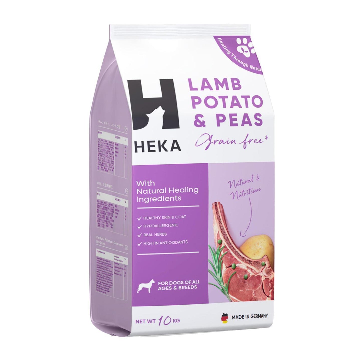 Heka Grain Free Lamb, Potatoes & Peas Dry Food For Dogs