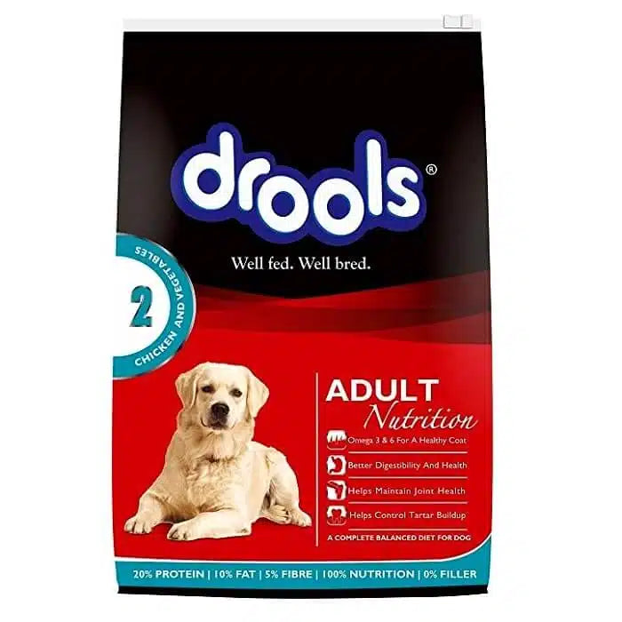 Drools Chicken and Vegetables Adult Dog Food 10kg