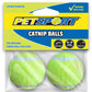 Petsport Catnip Balls Cat Toy 2pk 4cm