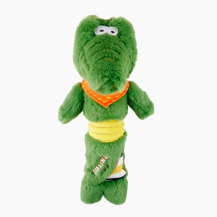 Gigwi Shaking Fun Squeaky Crocodile Medium 32x10x12cm