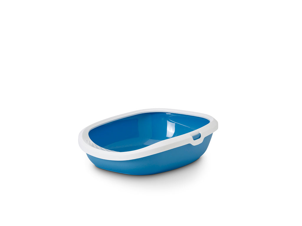 Savic Gizmo Cat Litter Tray + Rim Twilight Blue 44x35x12.5cm