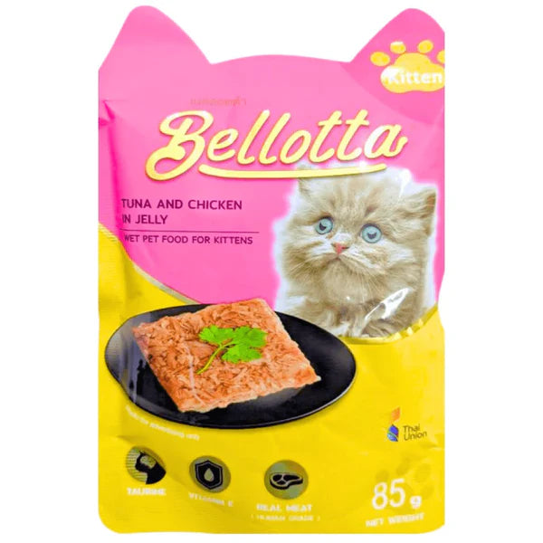 Bellotta Tuna and Chicken in Jelly Kitten Wet Food 85g