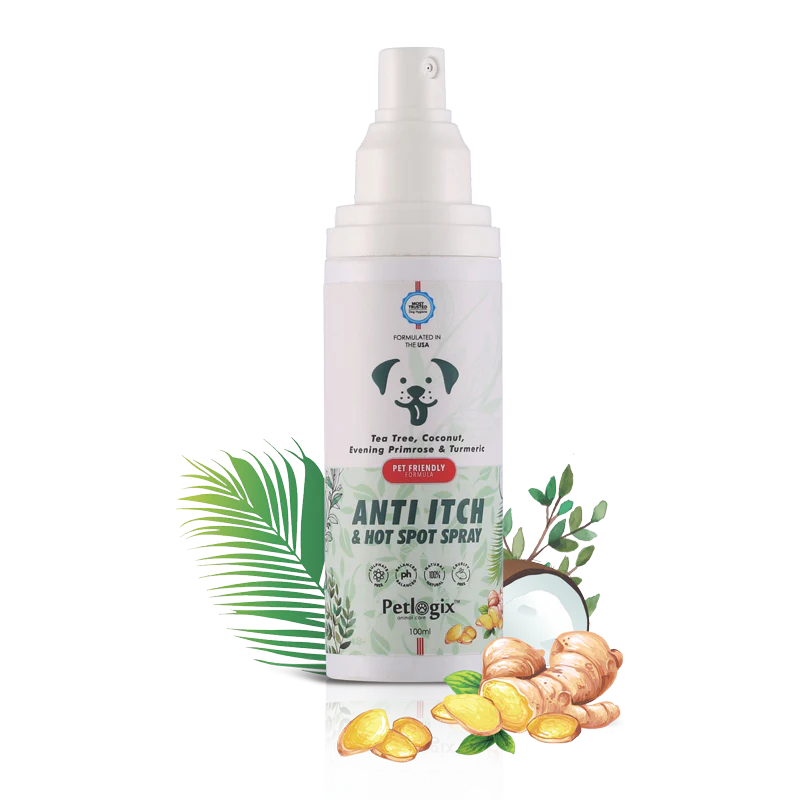 Petlogix Vegan & Cruelty Free Anti Itch & Hot Spot Oil For Dogs 100ml