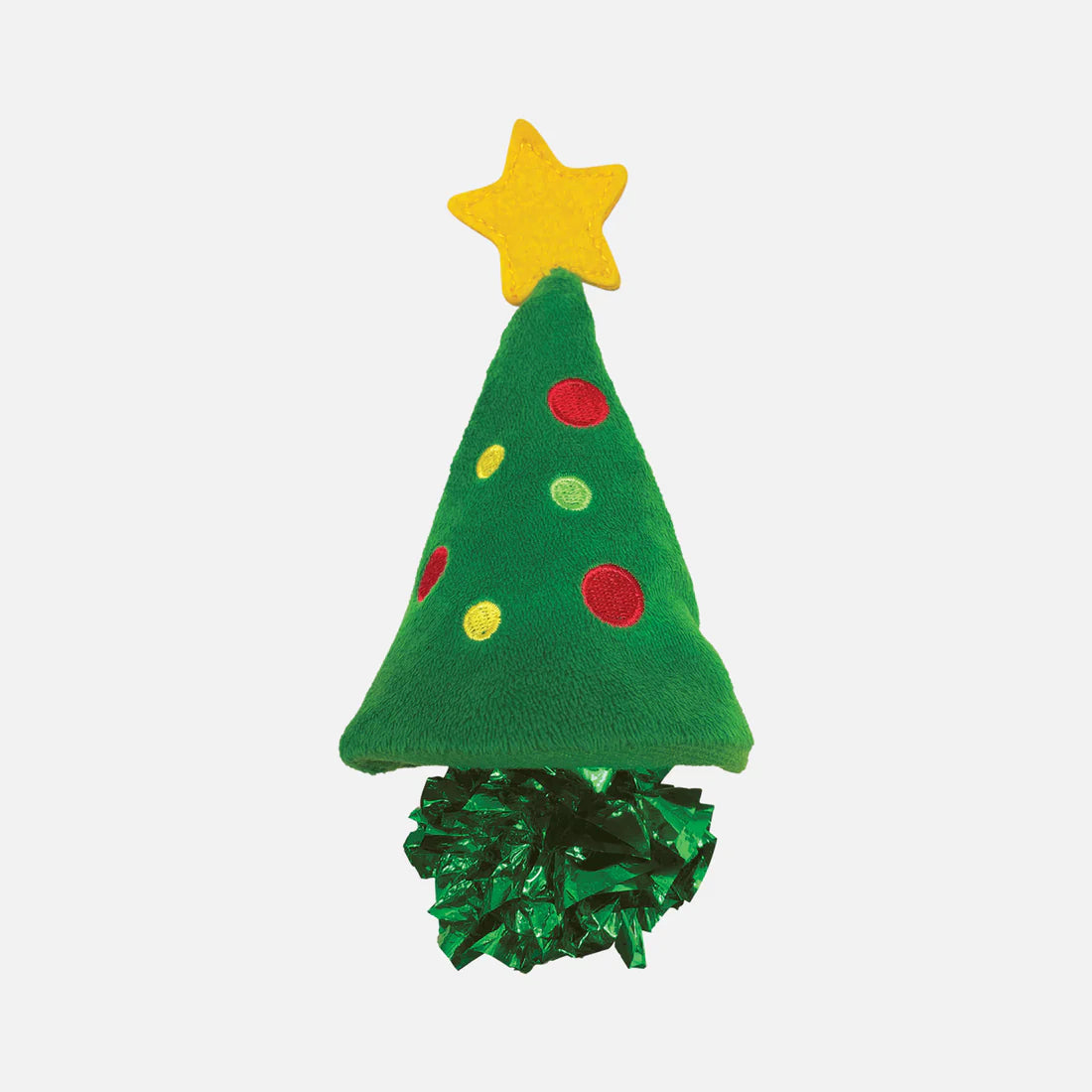 Kong Christmas Collection Holiday Crackles Christmas Tree Cat Toy 6.35x9.65x19.81cm