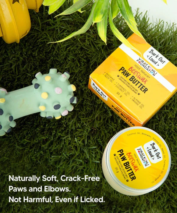 Vivaldis Bark Out Loud 100% Natural Beeswax Paw Butter For Dogs & Cats 30g