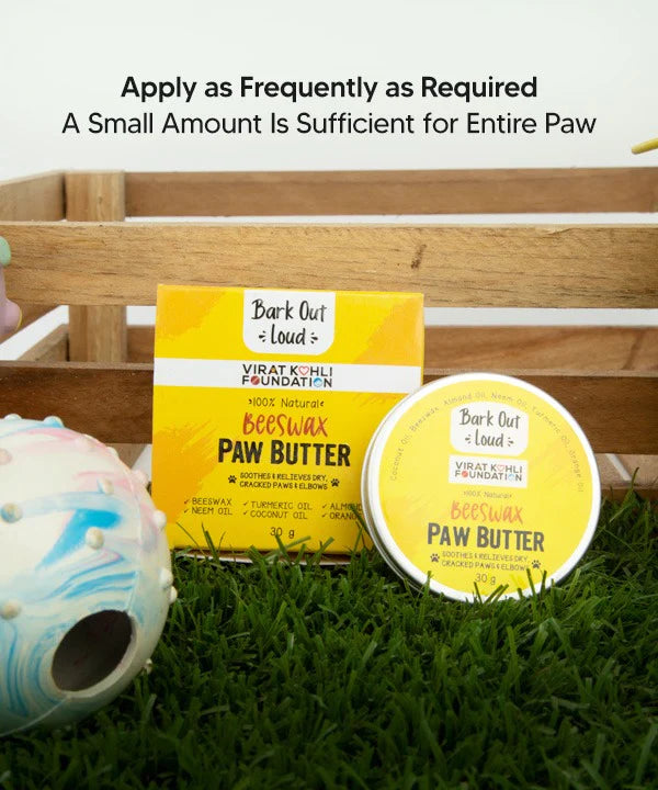 Vivaldis Bark Out Loud 100% Natural Beeswax Paw Butter For Dogs & Cats 30g