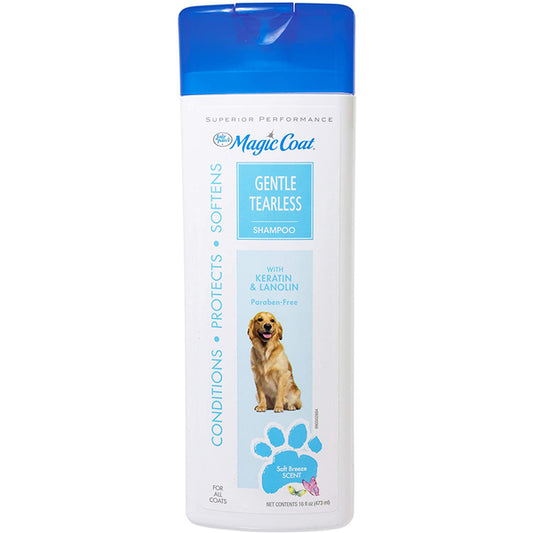 Four Paws Magic Coat Gentle Tearless Shampoo With Keratin & Lanolin Soft Breeze Scent 473ml