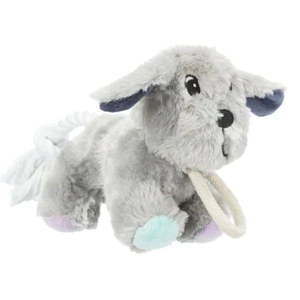 Trixie Junior Dog With Rope Plush Toy For Dogs 24cm