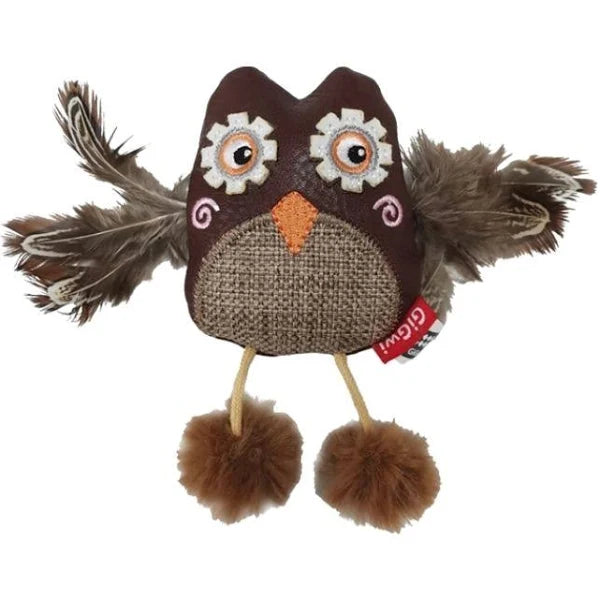 Gigwi Eco Line Catch & Scratch Owl Cat Toy 11x7x2cm