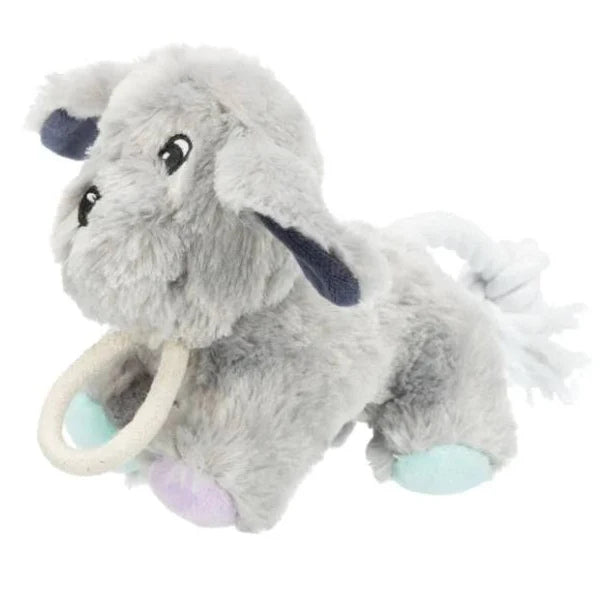 Trixie Junior Dog With Rope Plush Toy For Dogs 24cm