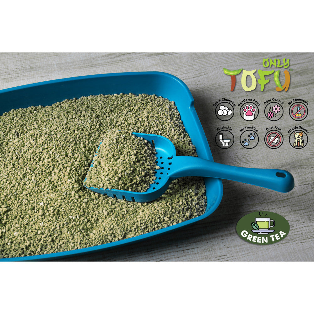 Nutra Pet Tofu Snowflake Clumping Cat Litter Green Tea - 7 Liters