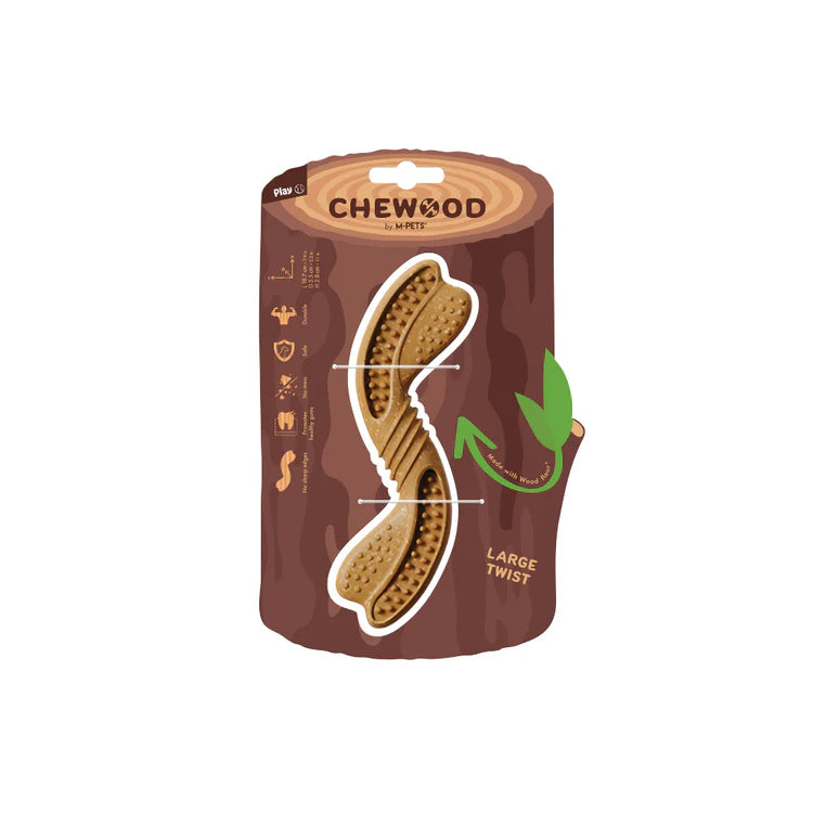 M-PETS Chewood Twist Dog Toy Large 18.7 x 5.5 x 2.8 cm - 94g
