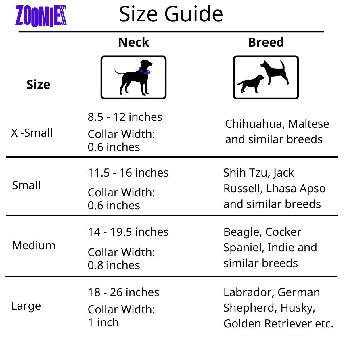 Zoomiez Bolt Collar For Dog