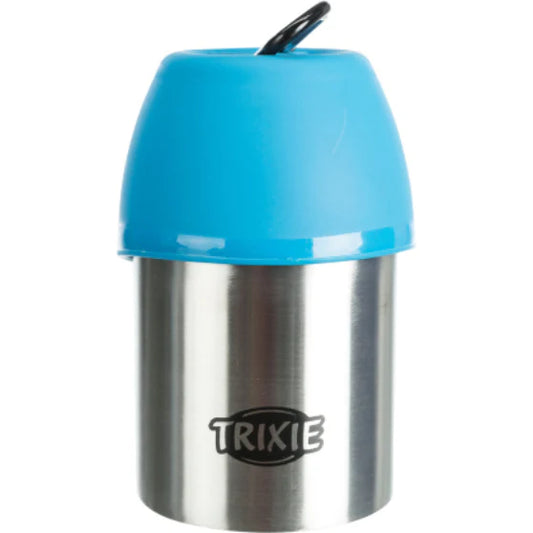 Trixie Bottle with Bowl Stainless Steel/Plastic 300 ml