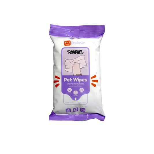 Pawpaya Pet Wipe Vegan & Cruelty-Free For Dogs & Cats 40 Pull Pack