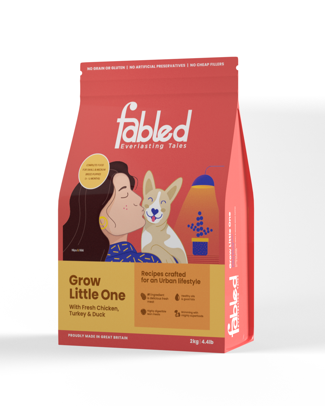 Fabled Grow Little One - Puppy Small Breed Recipe Dog Food