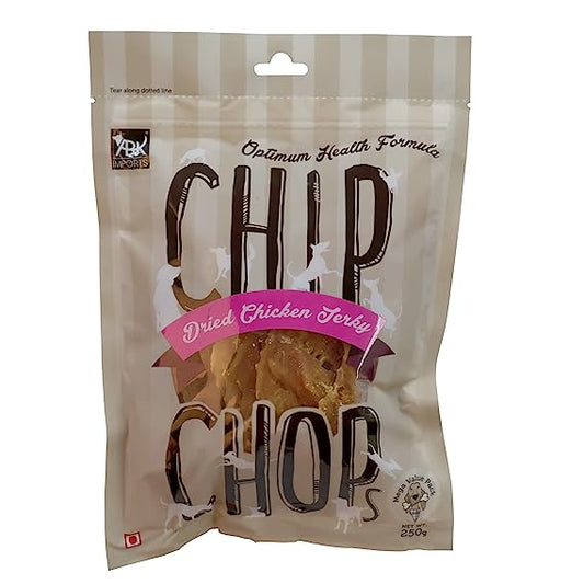 Chip Chops Sun Dried Chicken Jerky Treats 250g