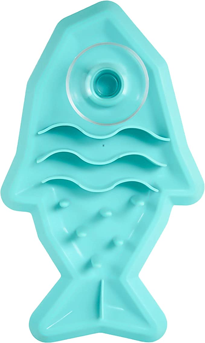 Petstages Hunt N Snack Mat Cat Slow Feeder - Blue